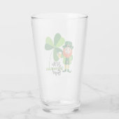 Shenanigans Leprechaun Shamrock St Patrick's Day Glas (Achterkant)