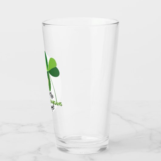 Shenanigans Leprechaun Shamrock St Patrick's Day Glas (Links)
