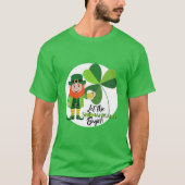 Shenanigans Leprechaun Shamrock St Patrick's Day T-shirt (Voorkant)