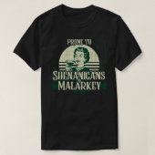 Shenanigans Malarkey Grappige Vrouwen St Patricks T-shirt (Design voorkant)