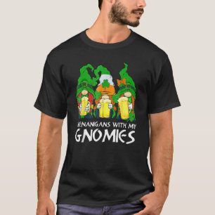 Shenanigans met mijn gnomen Beer Drink grappige St T-shirt