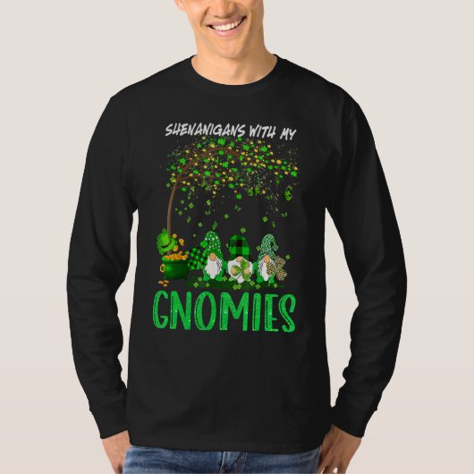Shenanigans met mijn gnomen St Patrick S Day Gnome T-shirt (Voorkant)