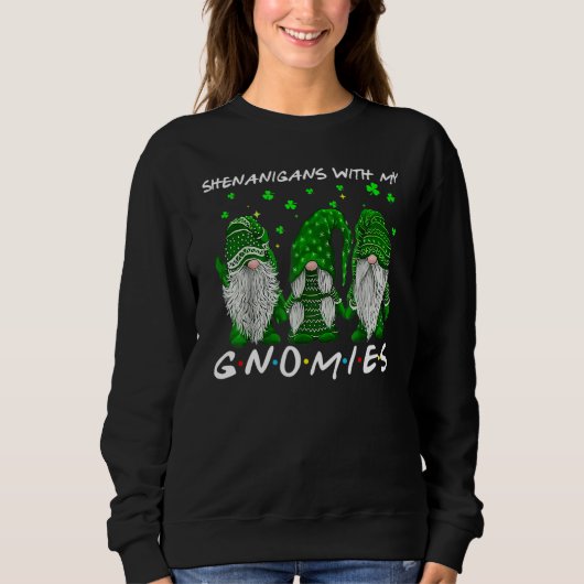 Shenanigans met mijn gnomen St Patrick S Day Gnome Trui (Voorkant)