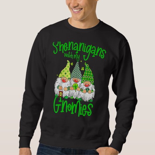 Shenanigans met mijn gnomen St Patrick S Day Gnome Trui (Voorkant)