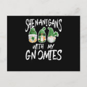 Shenanigans met mijn gnomen St. Patrick's Day Gnom Briefkaart (Voorkant)