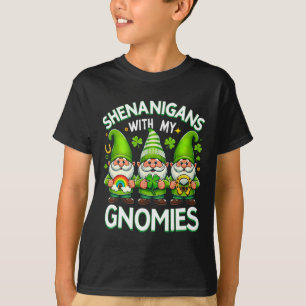 Shenanigans met mijn gnomen St Patricks Day Gnomen T-shirt