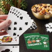 Shenanigans Met Mijn Gnomies St Patrick's Dag Iers Pokerkaarten (Insitu)