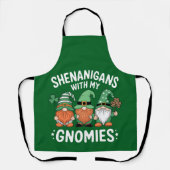 Shenanigans met mijn Gnomies St Patrick's Day Iris Schort (Voorkant)
