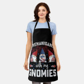 Shenanigans met mijn Gnomies USA 4 juli Schort (Gedragen)