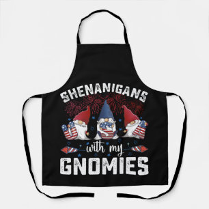 Shenanigans met mijn Gnomies USA 4 juli Schort
