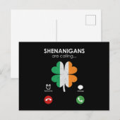 Shenanigans noemen St. Patrick's Day Funny Briefkaart (Voorkant / Achterkant)