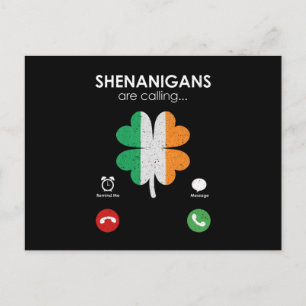 Shenanigans noemen St. Patrick's Day Funny Briefkaart