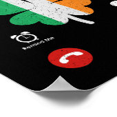 Shenanigans noemen St. Patrick's Day Funny Poster (Hoek)