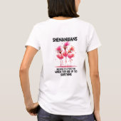 Shenanigans omdat het leven is leuk gelukkig flami t-shirt (Achterkant)