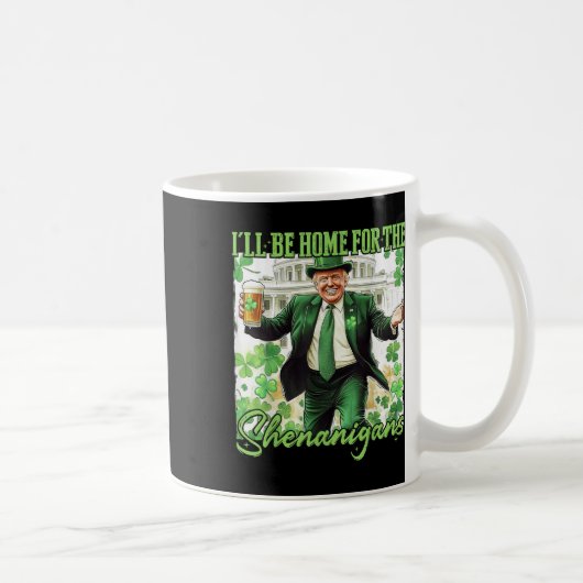 Shenanigans op Trump St Patrick's Day Koffiemok (Rechts)