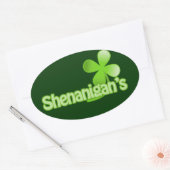 Shenanigans Ovale Sticker (Envelop)