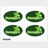 Shenanigans Ovale Sticker (Vel)