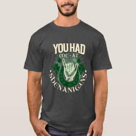 Shenanigans Punny St. Patrick's Day T-shirt