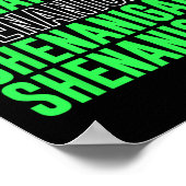 Shenanigans Saint Patricks Day St. Pattys Day Poster (Hoek)