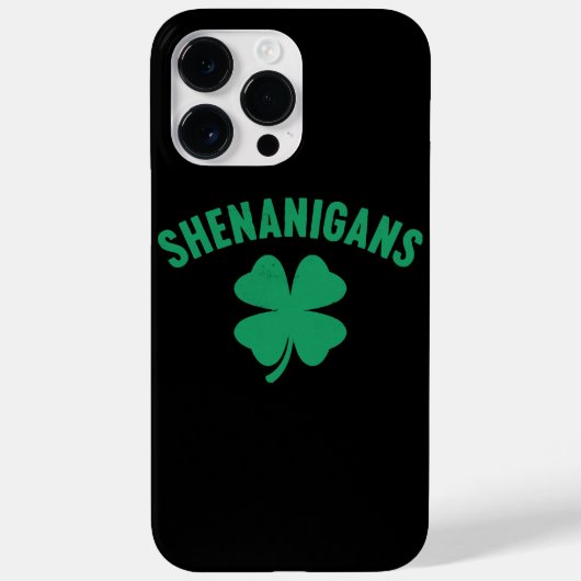 Shenanigans Shamrock St. Patrick's Day Retro  Case-Mate iPhone Case (Achterkant)