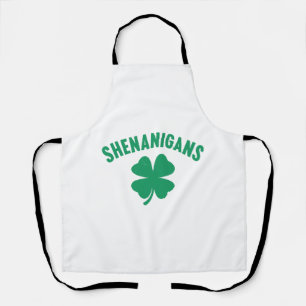 Shenanigans Shamrock St. Patrick's Day Retro Schort