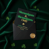 Shenanigans & Shenanigans Only St. Patrick's Day Kaart