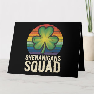 Shenanigans Squad bijpassende St. Patrick's Day-gr Kaart