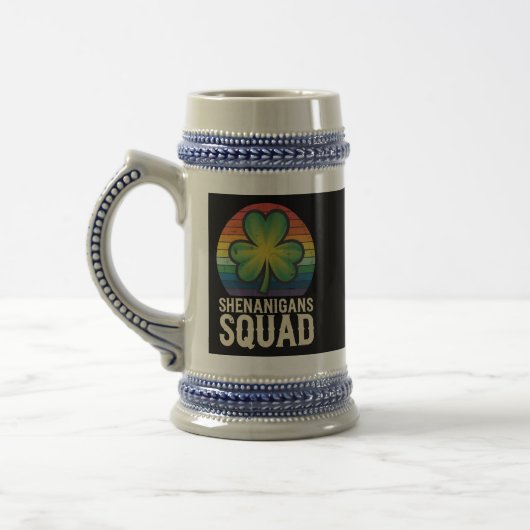 Shenanigans Squad bijpassende St Patricks Day-groe Bierpul (Links)