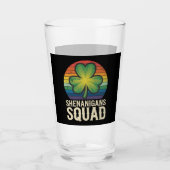 Shenanigans Squad bijpassende St Patricks Day-groe Glas (Voorkant)