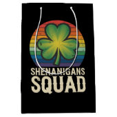Shenanigans Squad bijpassende St Patricks Day-groe Medium Cadeauzakje (Voorkant)