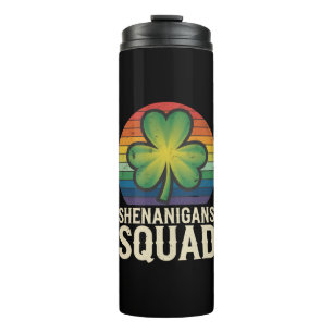 Shenanigans Squad bijpassende St Patricks Day-groe Thermosbeker