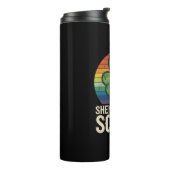 Shenanigans Squad bijpassende St Patricks Day-groe Thermosbeker (Gedraaid links)