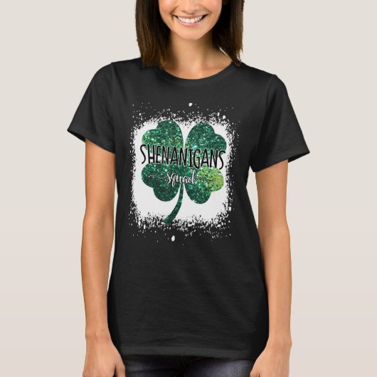 Shenanigans Squad Clover St Patrick's Day T-shirt (Voorkant)