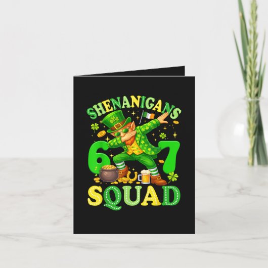 Shenanigans Squad Feestdagen Kaart (Voorkant)