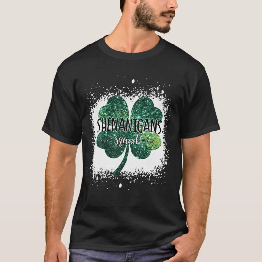 Shenanigans Squad Funny St. Patricks Day Matching T-shirt (Voorkant)