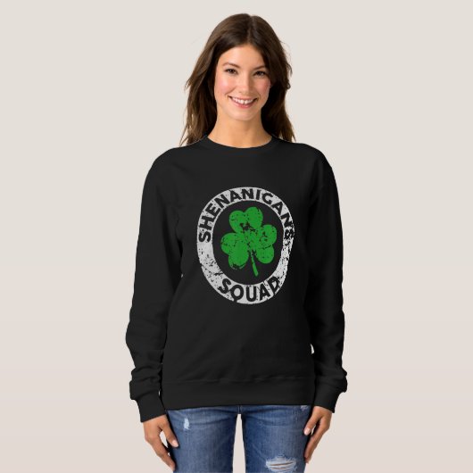 Shenanigans Squad Funny St Patrick's Day Matching  Trui (Voorkant volledig)