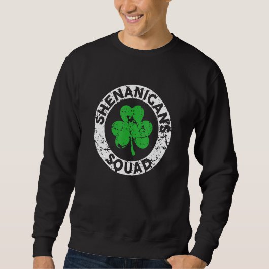 Shenanigans Squad Funny St Patrick's Day Matching  Trui (Voorkant)