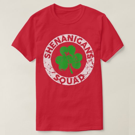 Shenanigans Squad Funny St T-shirt (Design voorkant)