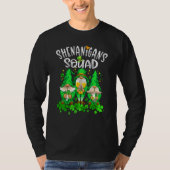 Shenanigans Squad Gnomes Shamrock Happy St Patrick T-shirt (Voorkant)