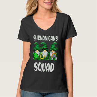 Shenanigans Squad Gnomes St Patrick's Day Men Wome T-shirt