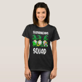 Shenanigans Squad Gnomes St Patrick's Day Men Wome T-shirt (Voorkant volledig)