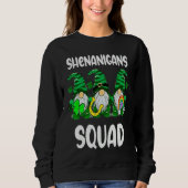 Shenanigans Squad Gnomes St Patrick's Day Men Wome Trui (Voorkant)
