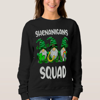Shenanigans Squad Gnomes St Patrick's Day Men Wome Trui