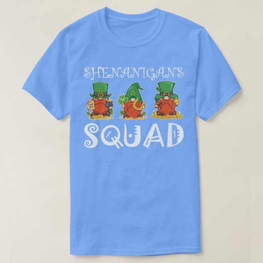Shenanigans Squad Gnomies St Patrick's Day Mannen T-shirt (Design voorkant)
