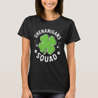 Shenanigans Squad Grappige St. Patrick's Dag Match T-shirt