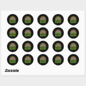 Shenanigans Squad Happy St Patrick's Day Rainbow S Ronde Sticker (Vel)