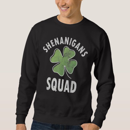 Shenanigans Squad Iers T-shirt Grappige Heilige Pa (Voorkant)