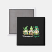 Shenanigans Squad Ierse Gnomes Klaver - St Patrick Magneet (Voorkant / Achterkant)