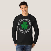Shenanigans Squad Irish Funny Happy Saint Patrick T-shirt (Voorkant volledig)