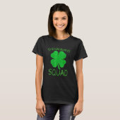 Shenanigans Squad Irish Funnyaint Patricks Day T-shirt (Voorkant volledig)
